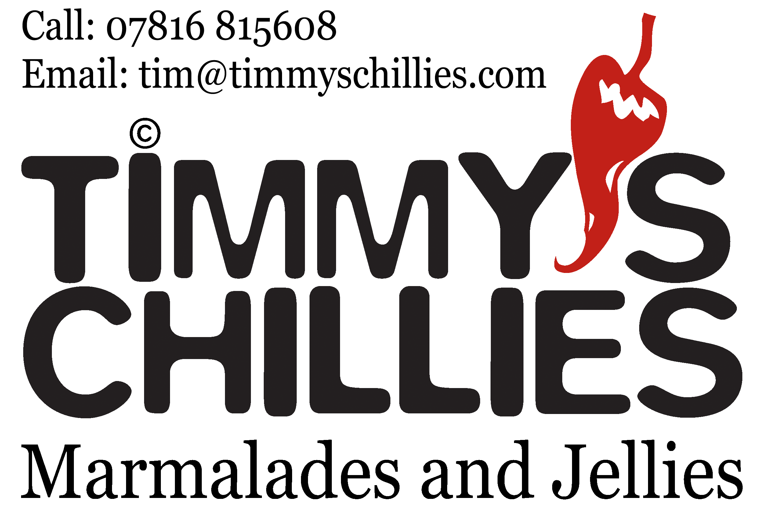 Timmy's Chillies Marmalades and Jellies